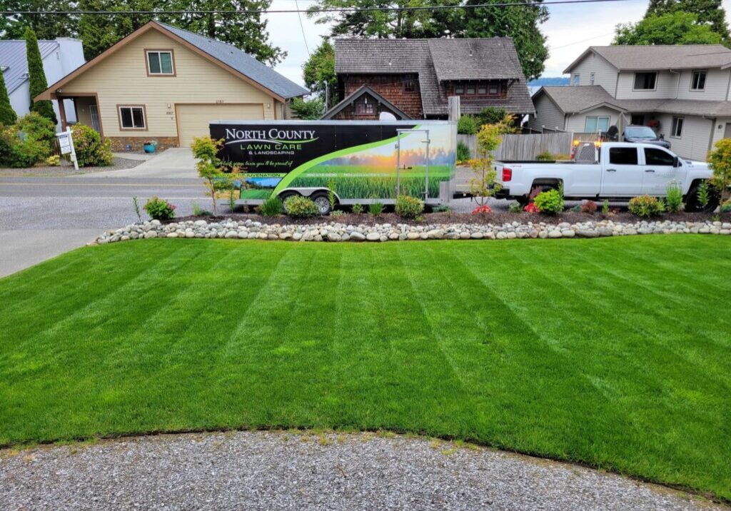 Green green grass w Logo Truck
