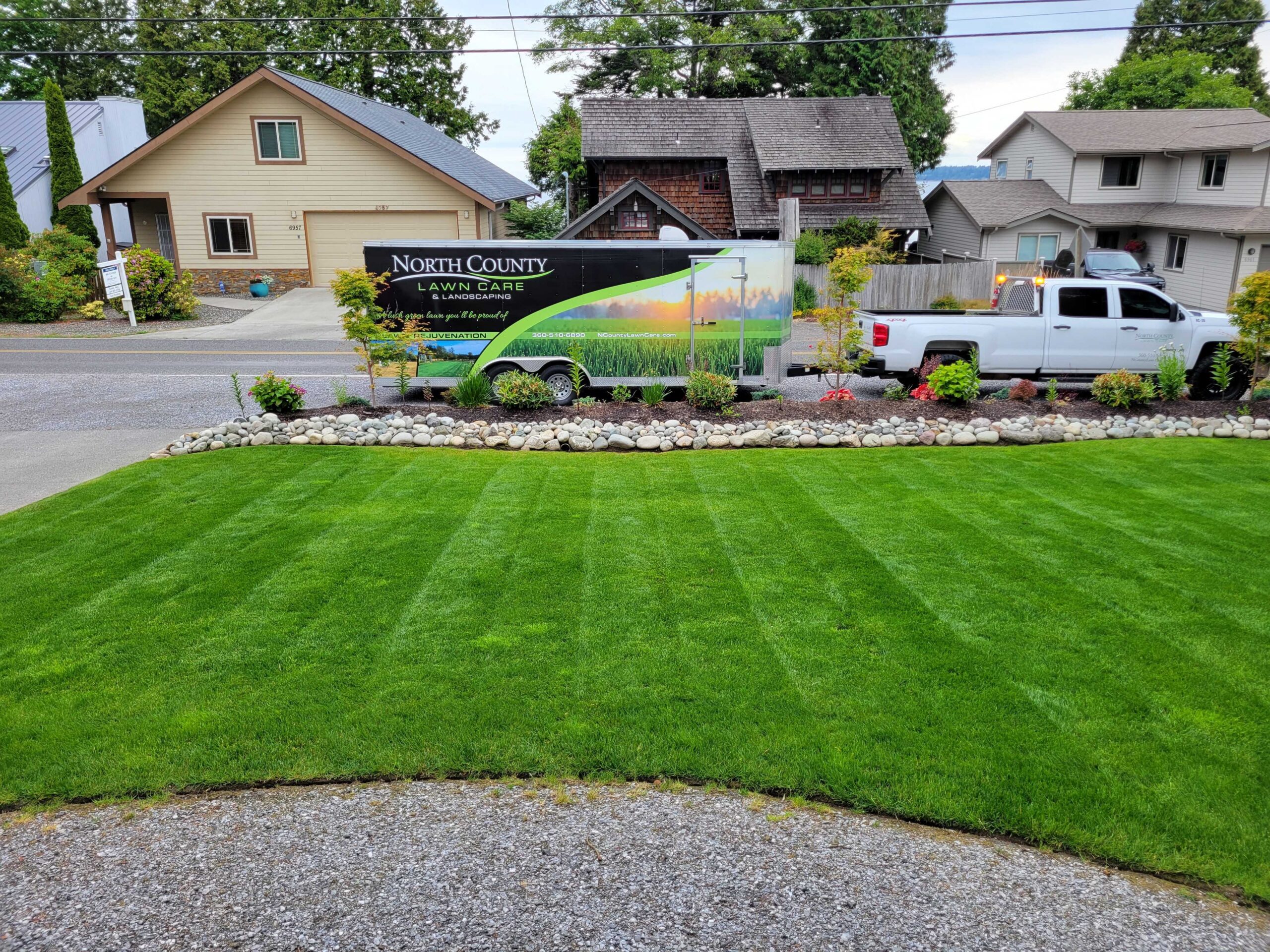 Green green grass w Logo Truck
