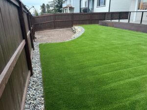 Artificial turf installation in Whatcom County